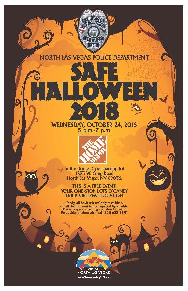Poster English Safe Halloween 2018 